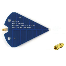 HT5 Log Periodic Antenn 1,3-10GHz High Gain 6-9dBi 50Ohm Wideband Test Antenn för VHF UHF SHF Beidou GPS