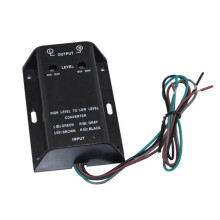 Audioconverter voor A3/A4 Auto-Audio RCA-Luidsprekerconverteradapter Hoog Naar Laag Niveau Bas-Audiodraadversterker