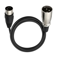 DIN 5-Stift Till XLR 3-Stifts Ljudkabel för Matchande Musikinstrument eller Kablar med MIDI eller XLR DIN 5P Hane Till XLR Hane