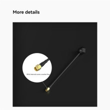 Antenne FPV 5,8 GHz 2,4 DBi Antenne SMA 60 mm LHCP/RHCP pour Accessoires de Drones de Course FPV, Partie A