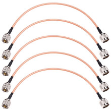 PL259/UHF Female to N Male Adapter RG142 Low Loss Coaxial Cable 12inch for 4G LTE/WiFi Antenna,Wireless Router,Ham Radio
