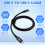 USB4 40Gbps PD240W USB C to USB C Data Cable USB-C to Type-C Cable Digital Display Data Cable 7