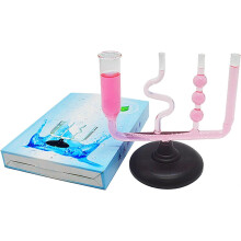 Communicating Vessels Demonstration with Durable Glass for Hydrostatic Pressure Classroom Experiment