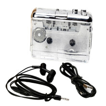 Volledig Transparante Behuizing Cassette Naar MP3 Type-C Interface