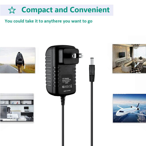 Scanner Power Adapter Replacement for Uniden BC760XLT BCD996T BC355N – Stable DC Power PlugandPlay 2