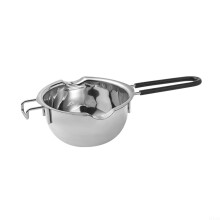 Chocolate Melting Pot 400ml Stainless Steel Double Boiler for Quick Candy and Baking Use