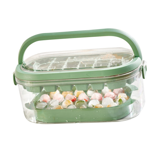 Flexible Ice Cube Tray Set with Lid54Grids Stackable Ice Maker Mold Reusable BPA Free Durable Plastic Rapid Cooling Efficiency Versatile Small Ice 1