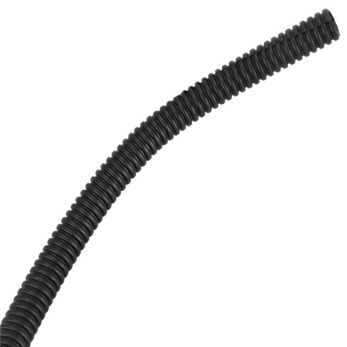 5 Stücke 25-Ft-Polyethylenschlauch mit Geteiltem Drahtwebstuhl und Schwarzer Hülse 1