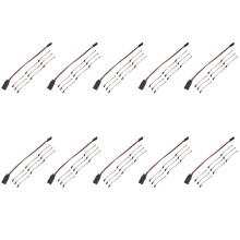 100Pcs 150mm Servo Extension Lead Wire JR Cable 3Pin Male to Female for RC Car
