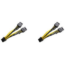 2X 8Pin to Dual 8Pin(6+2) Power Cable GPU Power Cable for K80 M40 M60 P40 P100