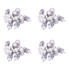 40 Piezas Conector UHF Macho PL259 Enchufe Soldadura RG8 RG213 LMR400 7D-FB Cable Plata