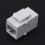 50Pcs RJ45 Connector  Jack Cat6 Extension Coupler Ethernet Network LAN Cat 6 Coupler Jacks Extend Adapter,White 9