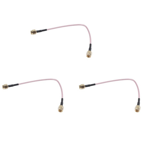 3 Piezas 6,5 Pulgada Longitud SMA Macho A SMA Macho Cable Coleta Conector