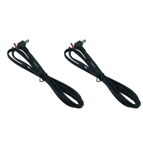 2X Right Angle  Power Cable Lead for  IC-705 Transceiver QRP  Power Cable