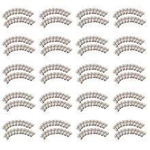 400Pcs CCTV RG6 F-Type Twist- Coax Coaxial Cable RF Connector Male