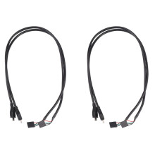 (4Er-Pack) 50cm 5 Pin Hauptplatine Buchsenleiste Auf Micro-USB Stecker Adapter Dupont Extender Kabel (5Pin / Micro-USB)