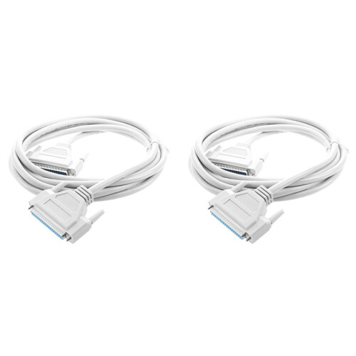 2X 3 Metros 37 Pines Macho A Hembra Cable de Extension Db37