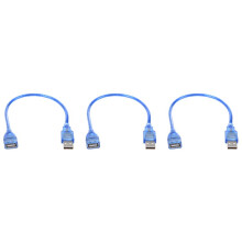 3X Prolunga USB 2.0 da Femmina A Maschio