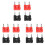 12 Pcs Screw Type Dual Banana Plug Speaker Connectors 436 + Type 1