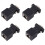 4X VGA Extensor Macho A Lan Cat5 Cat6 Rj45 Adaptador de Cable de Red 1
