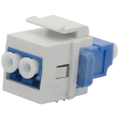 10X LC Fiber Optic Adapter LC to LC Duplex Multimode 10GB F/F  Coupler for Wall Plates, Patch Panels