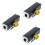 3X Semoic RJ45 Plug Ethernet Network Protector de Sobretensión Thunder Arrester 100MHz 1
