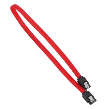 20pz 50CM 3.0 III SATA3 7Pin Cavo Dati Cavi SSD 6Gb / S Cavo Dati Disco Rigido HDD con Versione Premium con Manicotto in Nylon(Rosso)