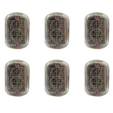 6 Stuks Nieuwe IN-12 IN12 Glow Tube voor Glow Clock Nixie Digitale LED-Klok met Decimale Punt