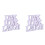 6Pcs LIVE LOVE RISA Letras de Madera para la DecoracióN de la Boda () 2