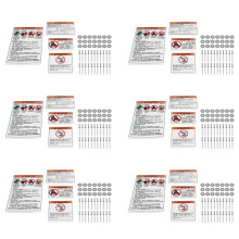 24X for Warning Decals Stickers Labels Aluminum Backed Raptor Blaster Banshee