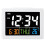 3X Color Large Screen LCD Electronic Desk Alarm Clock with Temperature Date Display 9