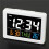 3X Color Large Screen LCD Electronic Desk Alarm Clock with Temperature Date Display 8
