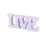 6Pcs LIVE LOVE RISA Letras de Madera para la DecoracióN de la Boda () 3