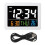 3X Color Large Screen LCD Electronic Desk Alarm Clock with Temperature Date Display 5