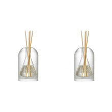 2X Conteneurs de Stockage Bouteilles de Diffuseur Bouteille de Diffuseur D'AromathéRapie Bouteille de Verre de Diffuseur Moderne Organisateurs