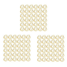 108Pcs Metal Spiral Napkin Ring Buckles Simple Napkin Rings for Weddings Reception Dinner Party Buffet Table Decor Gold