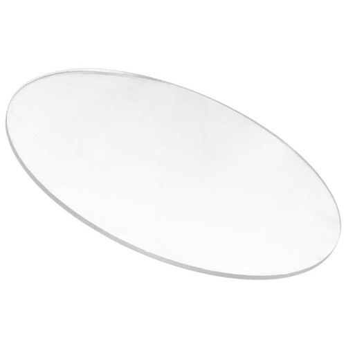 5X Transparent 3mm Thick Mirror Acrylic Round Disc Diameter:85mm 1