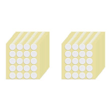 DIY-Kerzenmaterial, 480 Stück, Doppelseitiges Klebeband für Kerzendochte, Kerzendocht-Befestigungsaufkleber, Durchmesser 20 Mm, Dicke 1 mm