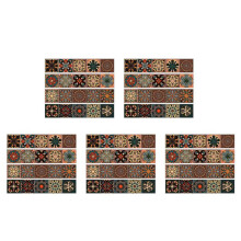 100 Pcs 3D Multi Moroccan Self-Adhesive Bathroom Kitchen Wall Stair Tile Sticker