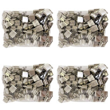 400 PCS Metal Wick Sustainer,Wick Holder for Wood Wick Candle