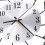 2X 3D Wall Clock,Round Leaf Petals Metal Wall Clock, Dial with Arabic Numerals, Decorative Clock Silver Black 7
