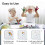2X 60 Minute Visual Timer with Protective Case, Rainbow Disk Timer, Silent Countdown  Management Tool White 3