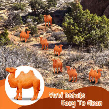 72Pcs  Figurines Miniature Toys  Models Animal Figurines for Cake Toppers Home Desktop Ornaments Decor