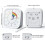 2X 60 Minute Visual Timer with Protective Case, Rainbow Disk Timer, Silent Countdown  Management Tool White 7