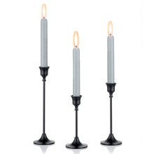 Taper Candle Holders Black Candlestick Set of 9 Candle Stick Long Holder for Fireplace Dining Table Home Decoration