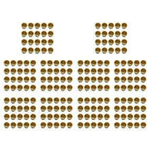 200 Peças de Encaixe de Vela de Metal para Velas Cônicas Suporte de Vela Decorativo Diy Conjunto de Suporte de Vela para Mesa de Velas de Árvore