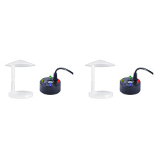 2X USB 4 LED-Ultraljudsdimmaskin med Stänkskydd, Inomhusfontän Vattenfunktion Bärbar Reptil-Dimma Luftfuktare