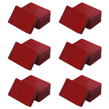 Flessenzegelwasblokken - Veerkrachtige en Veelzijdige Bottelwas voor Wijn, 24 Wasklompjes 0,5 Lb met PTFE-Tape, Rood