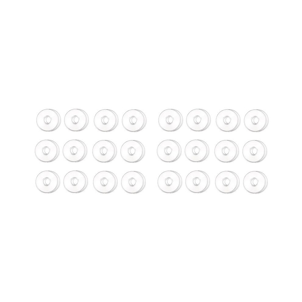 Glass Bobeches For Candlestick Holders, 24 Pcs Candle Drip Protectors Candle Rings For Tapers, Candle Drip Catcher 4711775148199