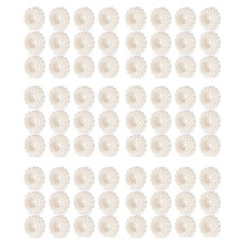 Napkin Ring 72-Piece Set, White Pearl Wedding Napkin Buckle Table Decoration